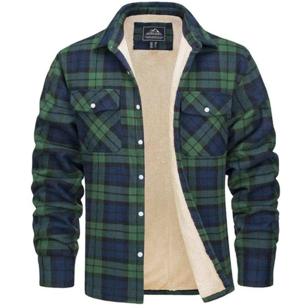 Herren Kariertes Fleecejacke | Freizeit Winterbekleidung