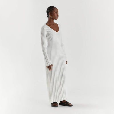 Abigail - Elegantes Maxikleid aus Strick für einen stilvollen Look