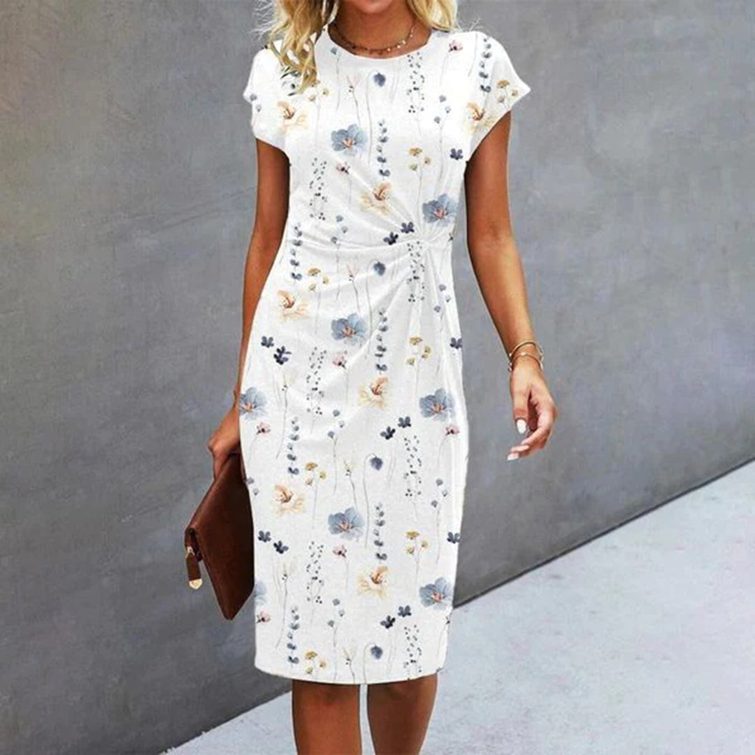 ANOUSHKA - Stilvolles Kleid mit kurzen Ärmeln für einen raffinierten Look