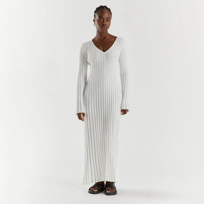 Abigail - Elegantes Maxikleid aus Strick für einen stilvollen Look