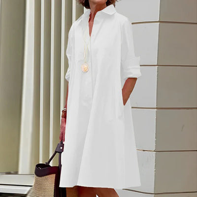 ASHLEY - Stilvolles Kleid mit eleganten langen Ärmeln
