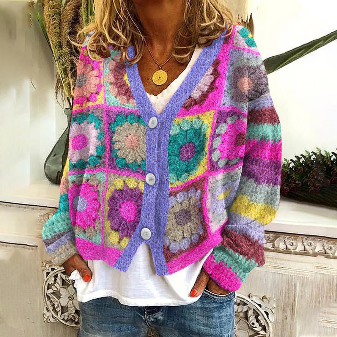 Martina - Feminine Jacken mit zauberhaftem Print