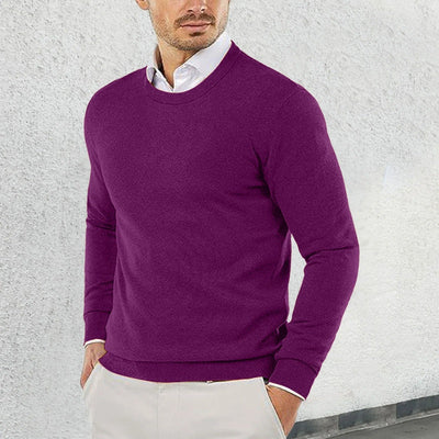Ronny - Rundhals Pullover Aus Baumwolle