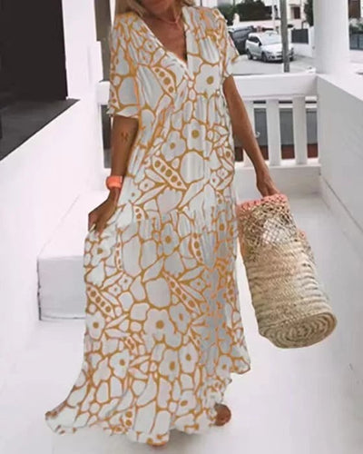 Nilsina – Sommerkleid mit Blumenmuster