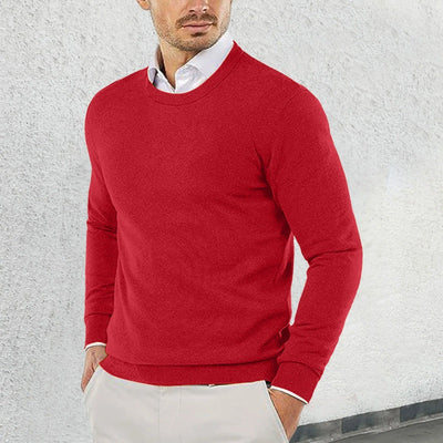 Ronny - Rundhals Pullover Aus Baumwolle