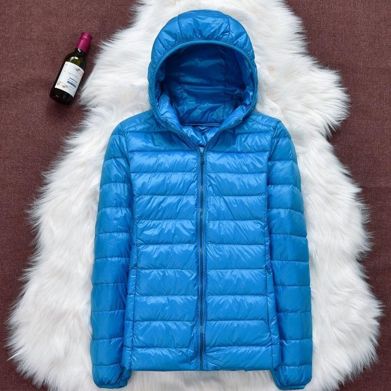 Manuela - Wasserdichte Jacke Mit Weißen Entenfedern