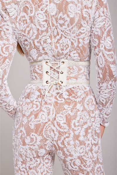 Tonifa - Eleganter Spitzen Jumpsuit