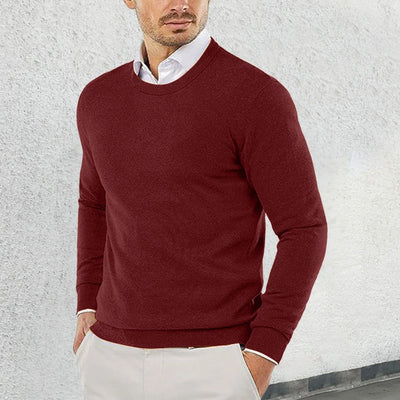 Ronny - Rundhals Pullover Aus Baumwolle