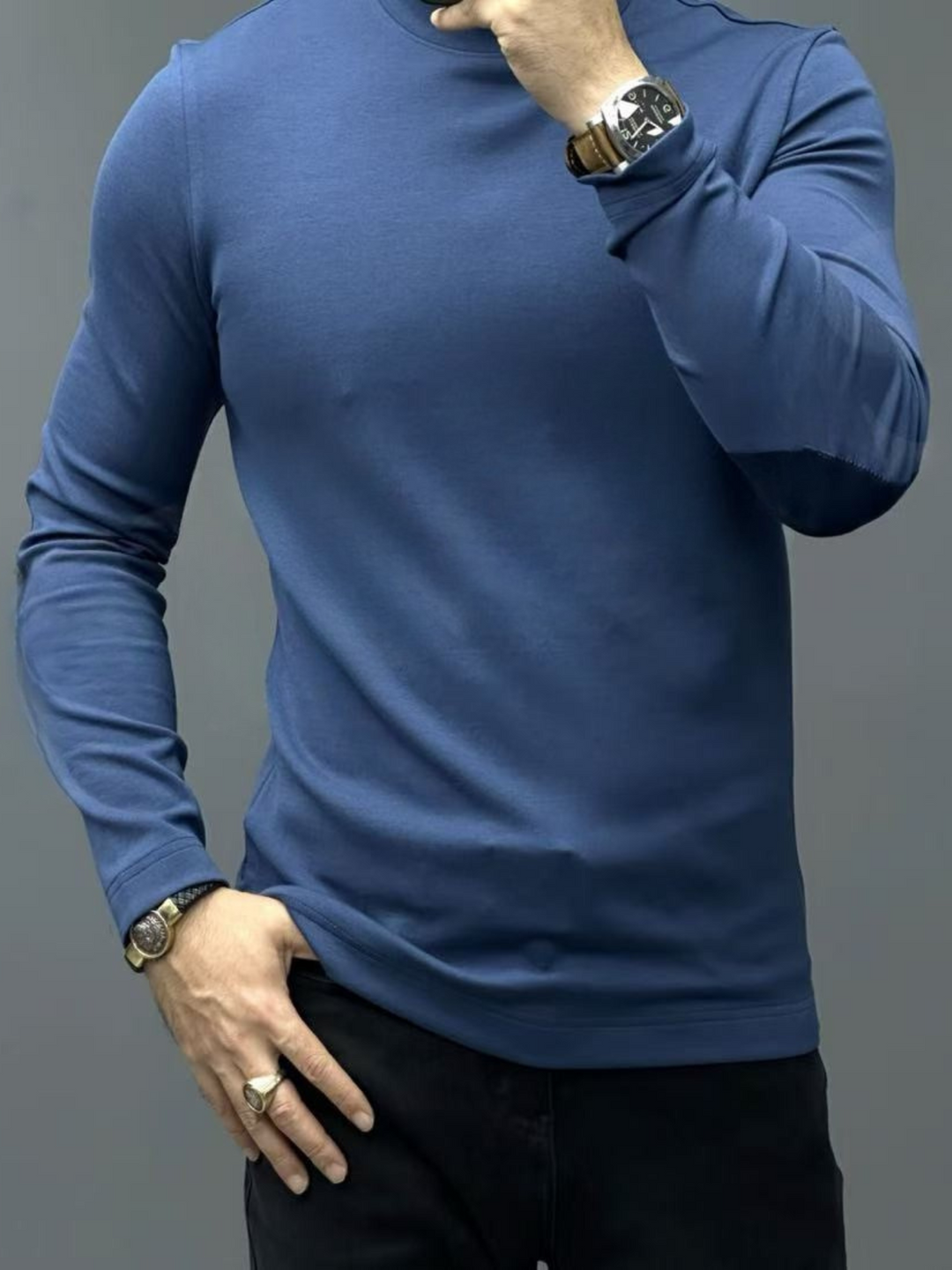 Johnny - Enger Langarm Pullover