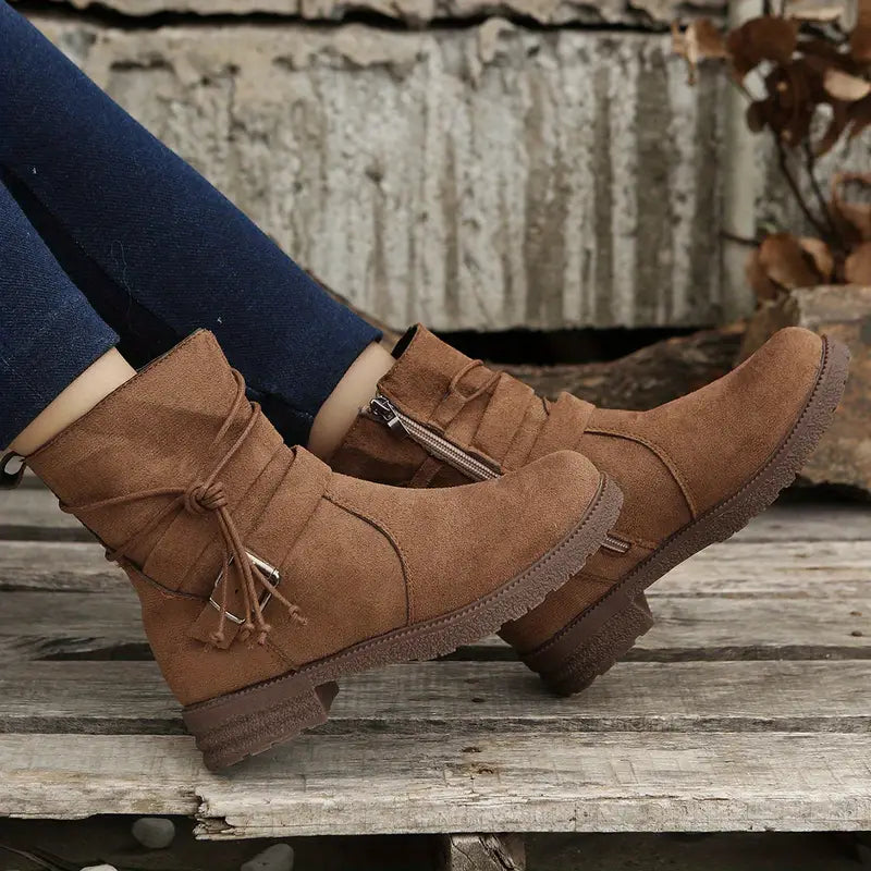 Spna - Stiefelette Mit Reißverschluss
