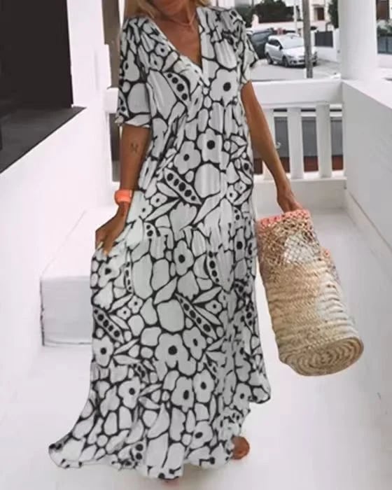 Nilsina – Sommerkleid mit Blumenmuster