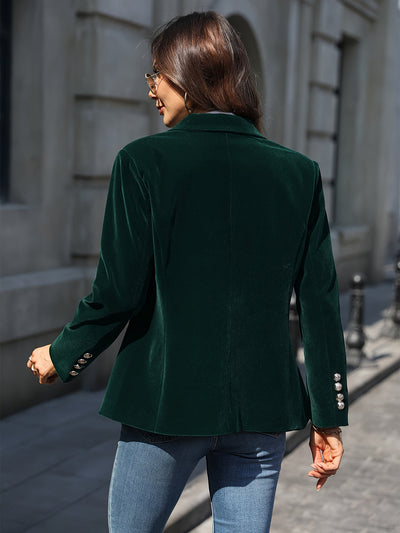 Desiree - Eleganter Retro Blazer Mit Einem Knopf