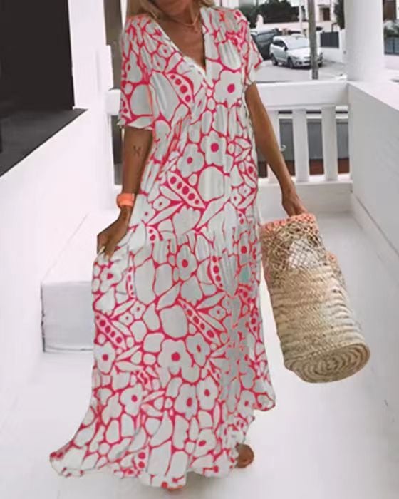 Nilsina – Sommerkleid mit Blumenmuster