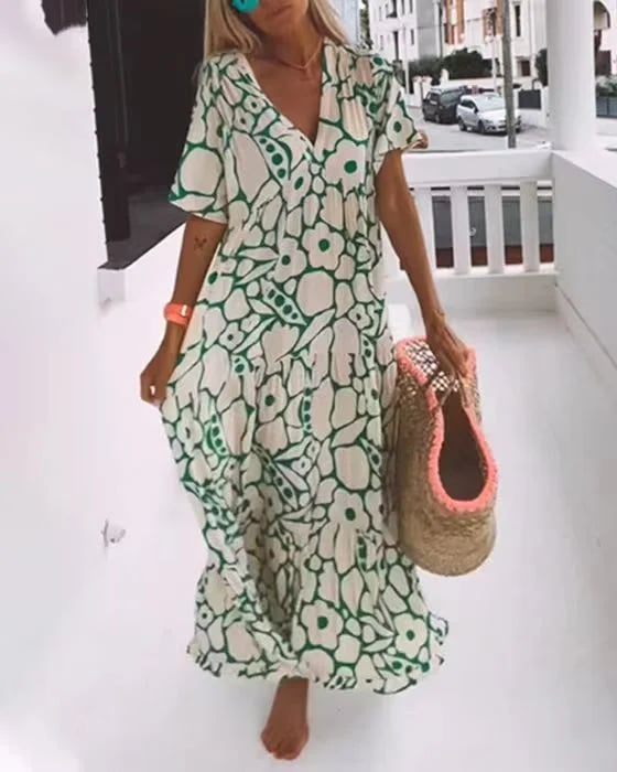 Nilsina – Sommerkleid mit Blumenmuster