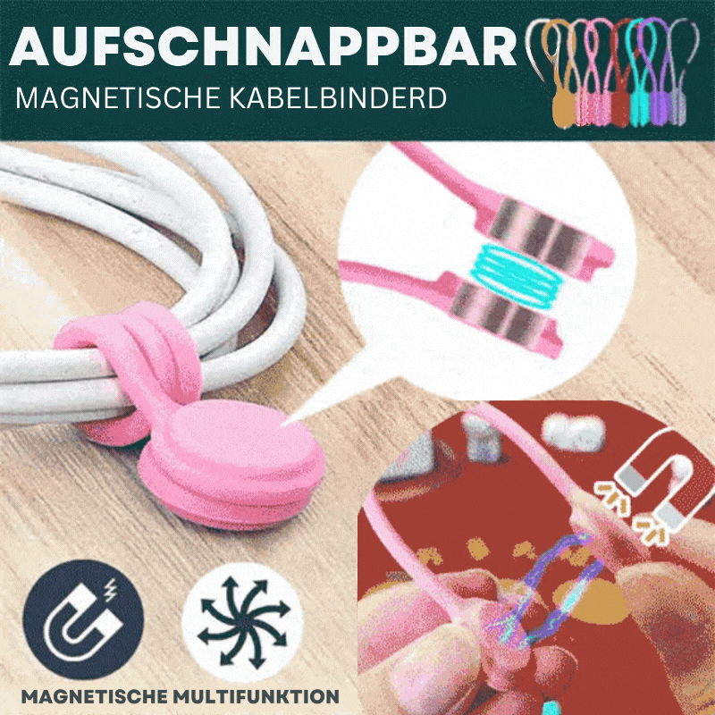GripWrap – Magnetische Kabelbinder zum Aufstecken
