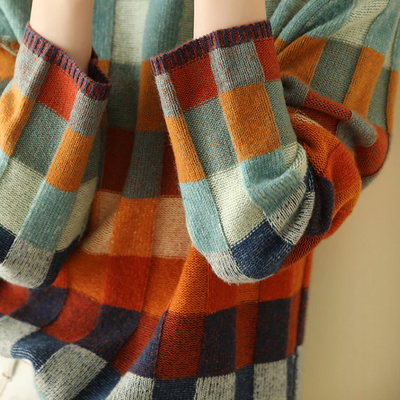 Gretchen – Herbst Luxe Karierte Pullover
