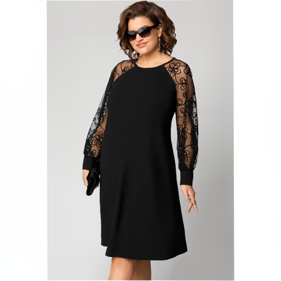 Irina - Kleid Mit Spitzenärmeln