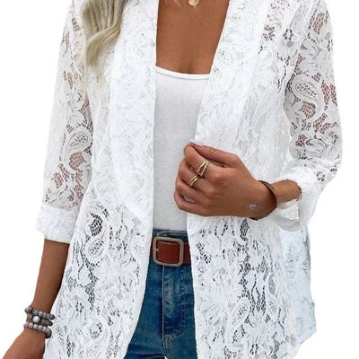 Naemi – Eleganter Spitze Blazer