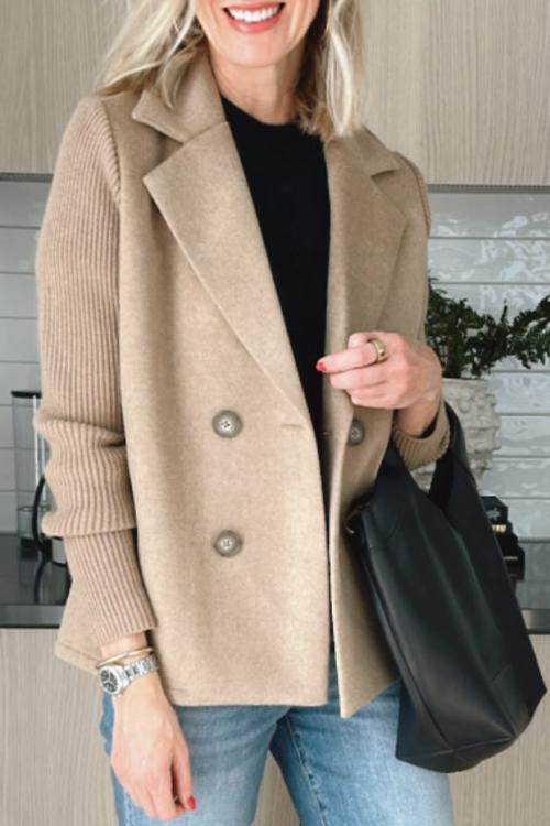 Allison - Eleganter Strickblazer