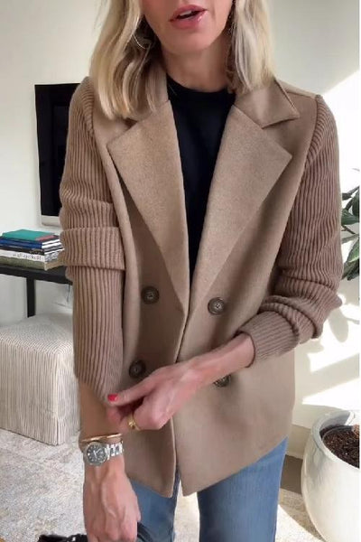 Allison - Eleganter Strickblazer