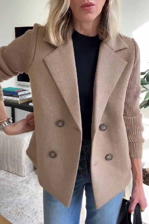 Allison - Eleganter Strickblazer