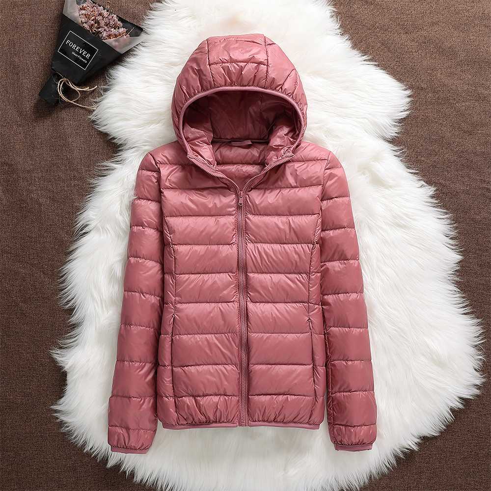 Manuela - Wasserdichte Jacke Mit Weißen Entenfedern