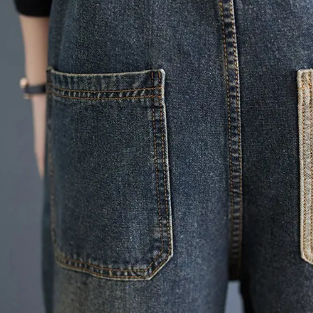 AGATA - Stylischer Denim-Jumpsuit für Frauen