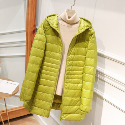 Manuela - Wasserdichte Jacke Mit Weißen Entenfedern