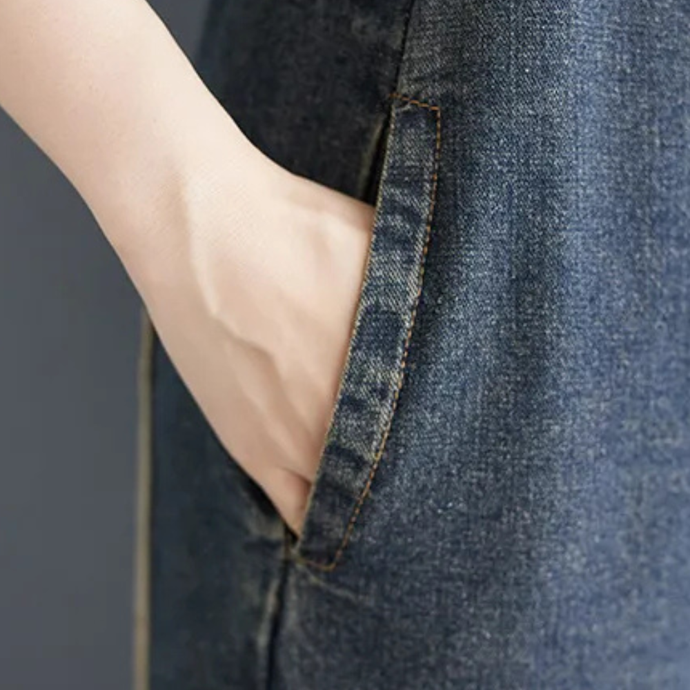 AGATA - Stylischer Denim-Jumpsuit für Frauen