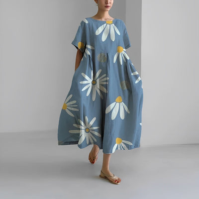 Adelia - Bohème Kleid Mit Blumenmuster