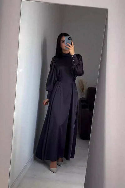 Neryn – Vintage Langen Ärmeln Kleid